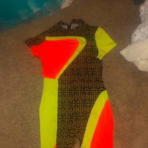 Multicolor trendy jumpsuit